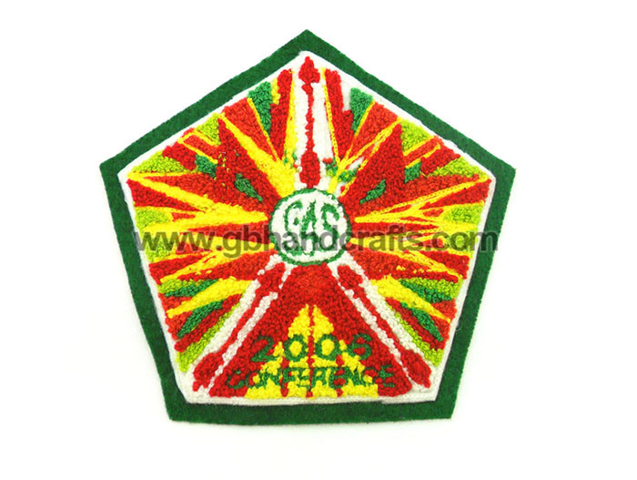 1893 -  toweling embroidery badge