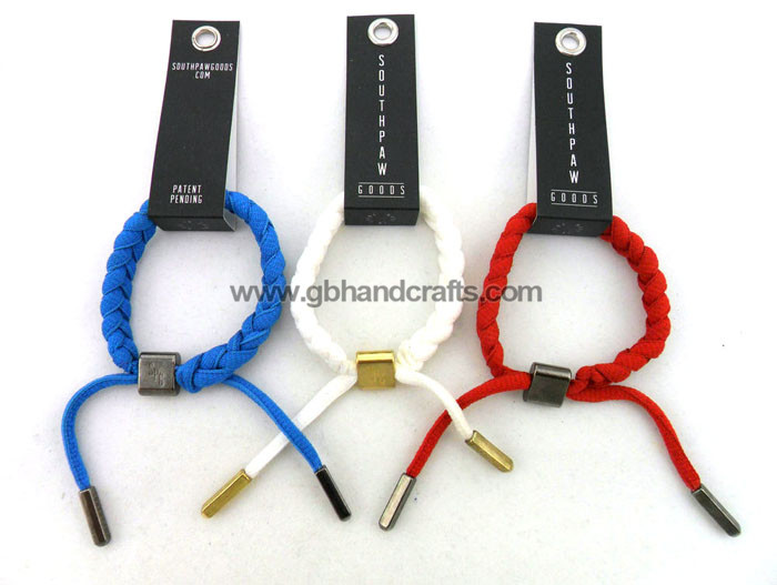 2083 - shoelace braided bracelet